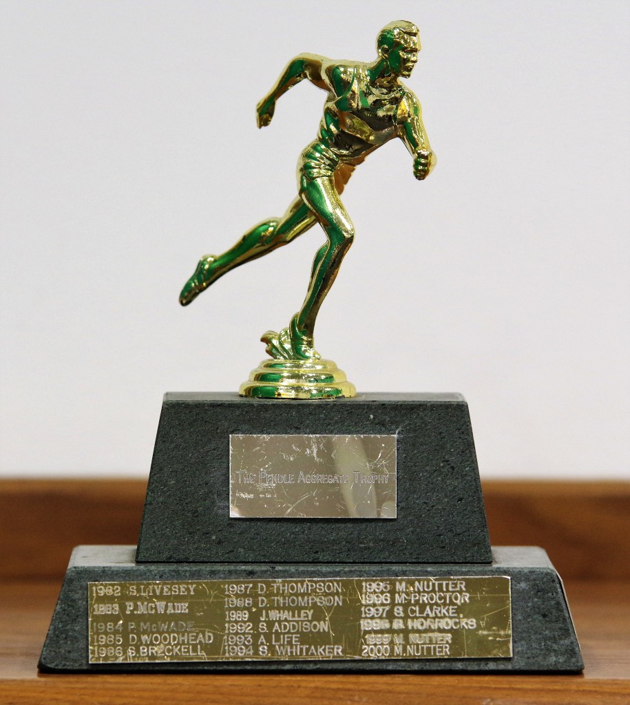 The Pendle Aggregate Trophy. Photo David Belshaw